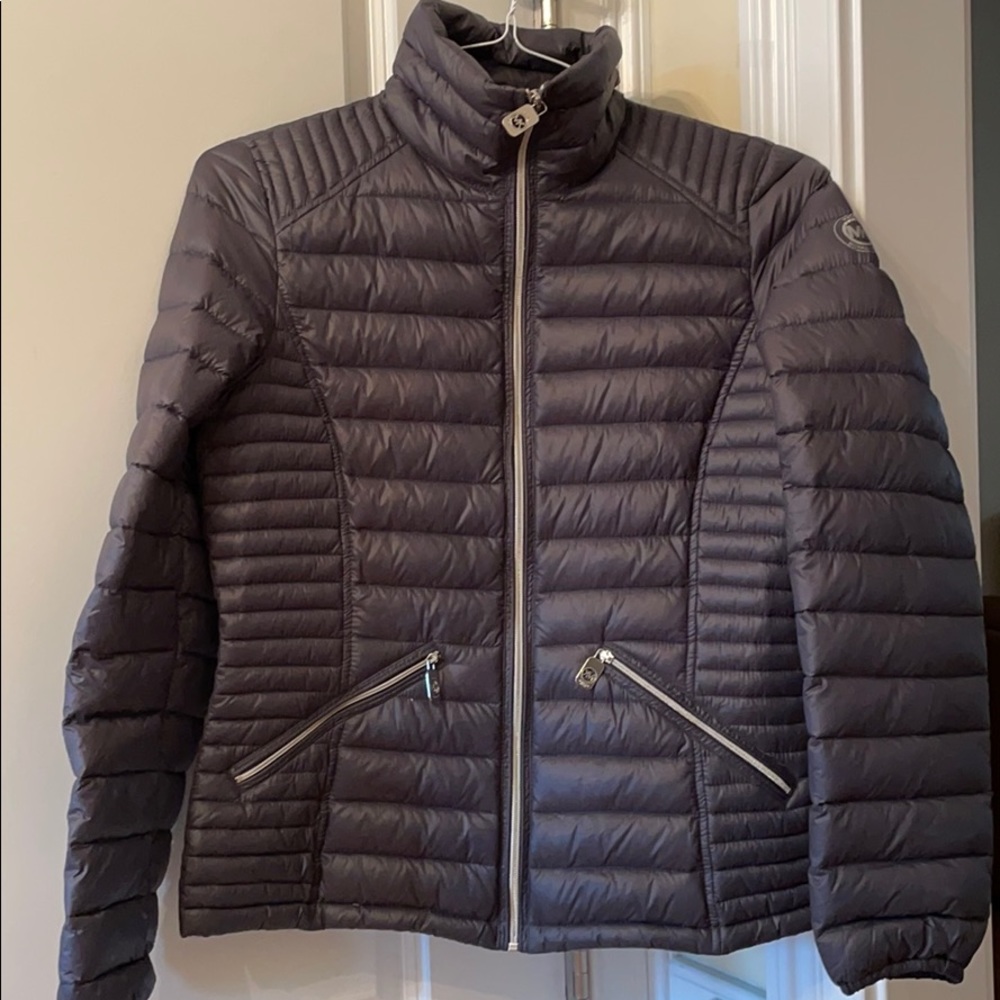 Michael Kors Gray Puffer Jacket
